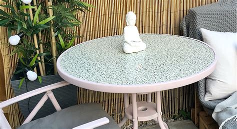 How To Spray Paint Patio Table With Glass Top - Patio Furniture