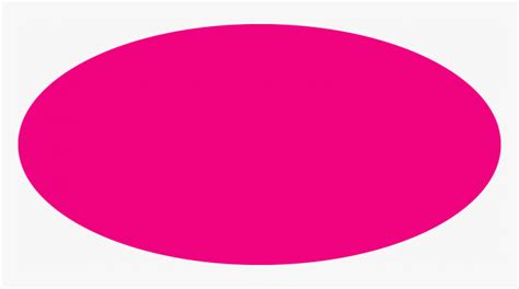 Oval Png Shape Oval Clipart Shape Person - Transparent Hot Pink Circle ...