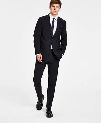 Bar III Men's Solid Skinny-Fit Wrinkle-Resistant Suit Separates ...