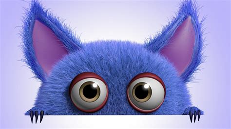 Cute Animated Monster Wallpaper | Cute cartoon wallpapers, Cartoons 3d wallpaper, Cute wallpapers