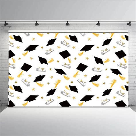 Graduation Backdrop Banner Party Decorations Photo Booth Background ...