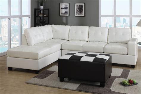 Microfiber And Leather Sectional Sleeper Sofa With Chaise And Storage: Leather Sectional Sleeper ...