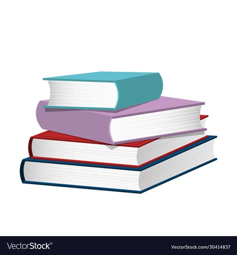 Stack books Royalty Free Vector Image - VectorStock