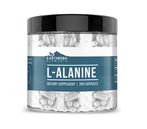 L-Alanine Capsules - Earthborn Elements