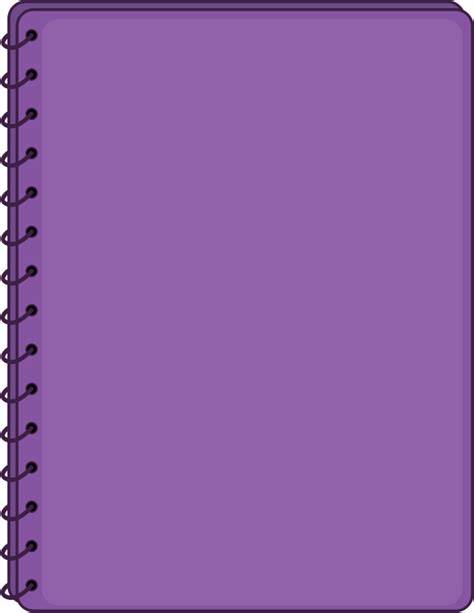 Purple Notebook - Openclipart