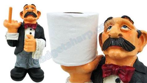 10 Creative and Funny Toilet Paper Holders