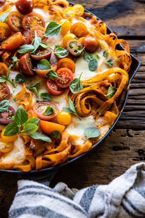 One Pot 30 Minute Creamy Tomato Basil Pasta Bake. - Half Baked Harvest