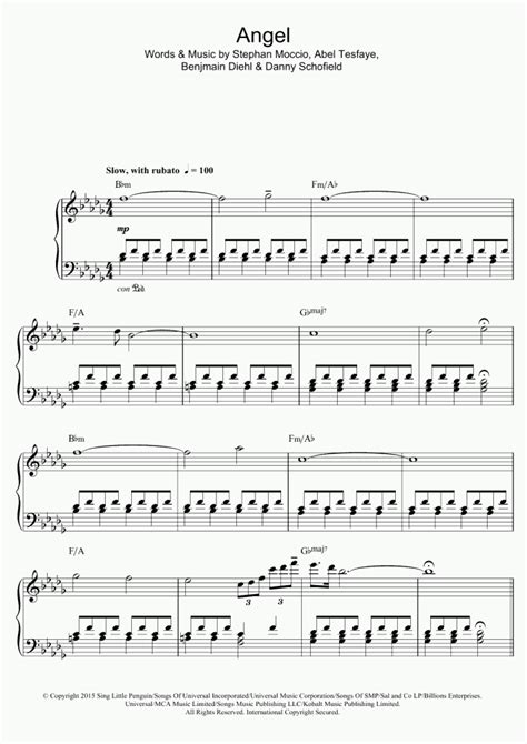 Angel Piano Sheet Music | OnlinePianist