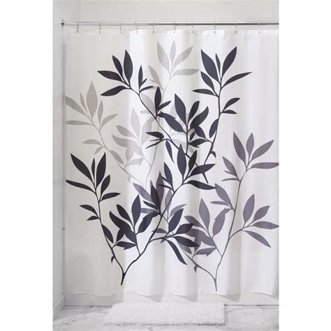 180*180CM(72*72Inch) Leaves Fabric Shower Curtain Liners Mildew Free Water Repellent Washable ...