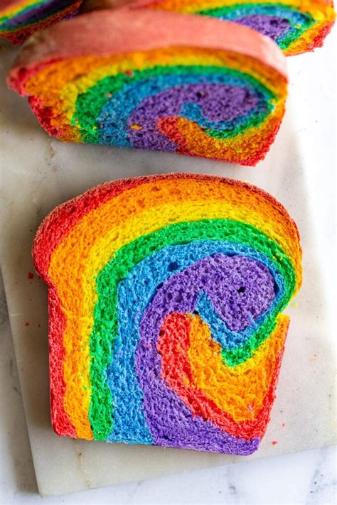 Rainbow Bread - Food with Feeling