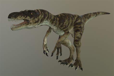 Raptor dinosaur 3D model | CGTrader