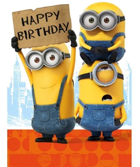 Pin by Tanja Rehm on Minions | Happy birthday minions, Minion birthday wishes, Happy birthday signs