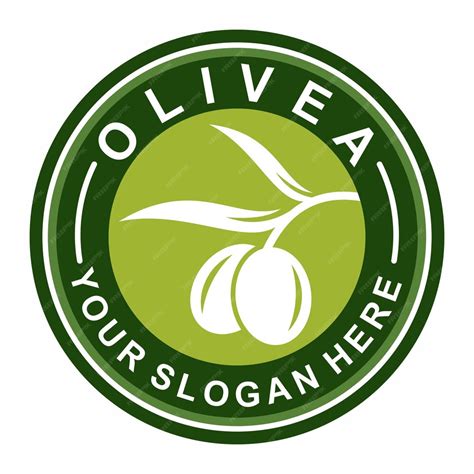 Premium Vector | Olive branch logo design template