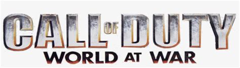 Picture - Call Of Duty World At War Logo Transparent PNG - 1028x245 ...