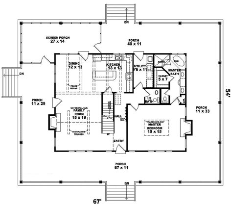 One Story House Plans With Wrap Around Porch - Keep Healthy