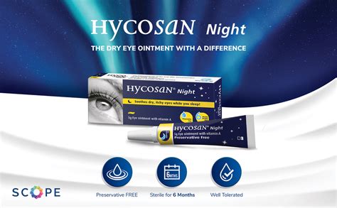 Hycosan Night - Soothing Relief and Protection Against Dry, Tired and ...