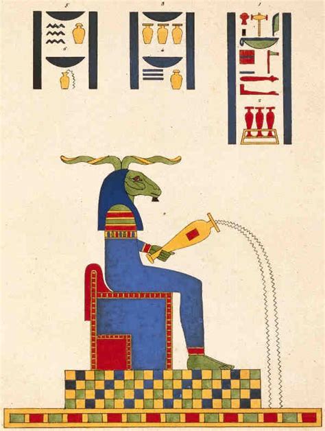 Khnum - Shield in 2023 | Ancient egyptian art, Egyptian art, Egyptian deity