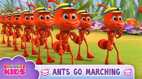 Ants Go Marching One by One Song | Nursery Rhymes - YouTube