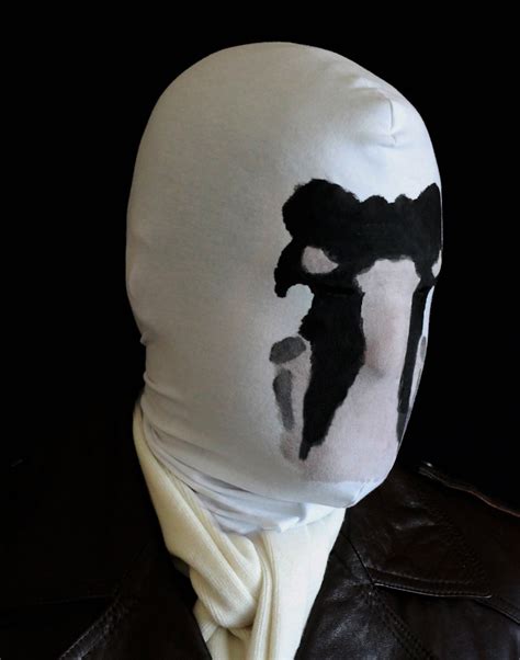 Rorschach mask with REAL moving inkblots