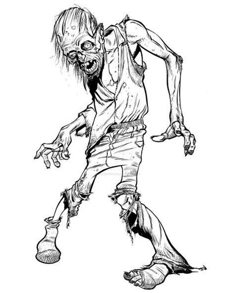 40 Insanely Cool Zombie Drawings and Sketches - Bored Art