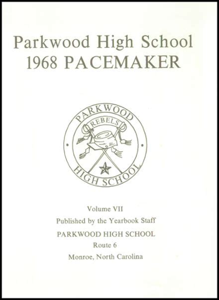 Explore 1968 Parkwood High School Yearbook, Monroe NC - Classmates