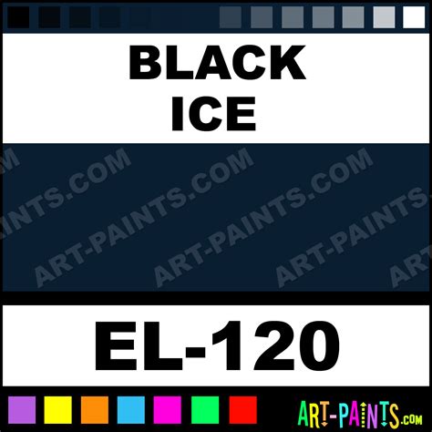 Black Ice Elements Ceramic Paints - EL-120 - Black Ice Paint, Black Ice ...