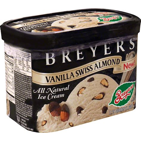 Breyers All Natural Ice Cream, Vanilla Swiss Almond | Other | Foodtown