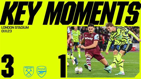 HIGHLIGHTS | West Ham vs Arsenal (3-1) | Carabao Cup - YouTube