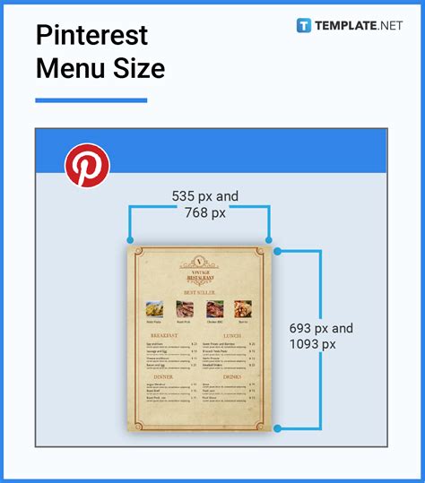Menu Size - Dimension, Inches, mm, cms, Pixel | Free & Premium Templates