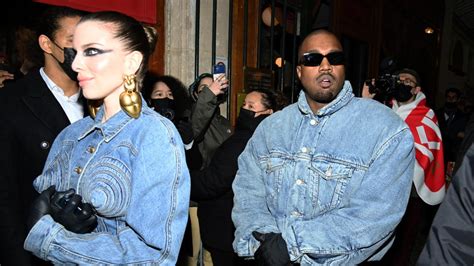 Kanye West and Julia Fox make red carpet debut in matching denim ...