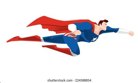 Superhero Flying Pose