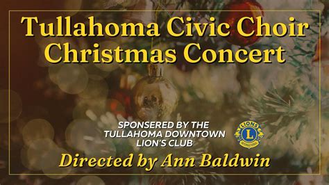 Tullahoma Civic Choir Christmas Concert | 2022 - YouTube