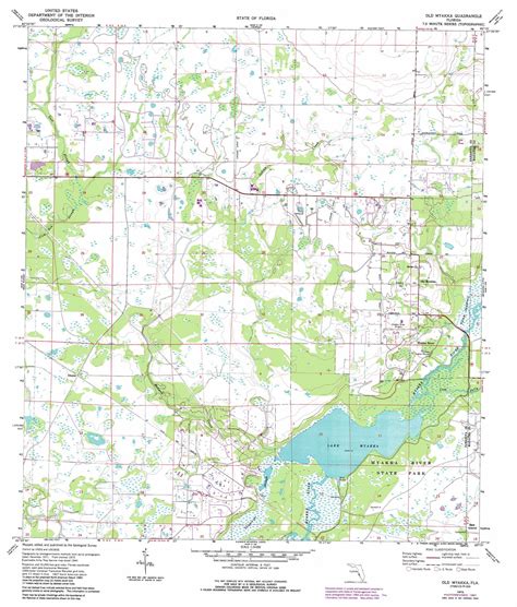 Old Myakka topographic map, FL - USGS Topo Quad 27082c3