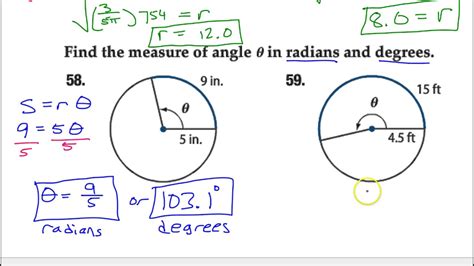 Arc Length And Central Angle Measure