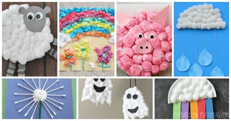 25 Creative Cotton Ball Crafts For Preschoolers