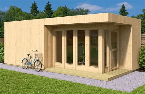 You can do building your own tiny house with this kit Allwood Arlanda XXL - 273 SQF Garden House ...