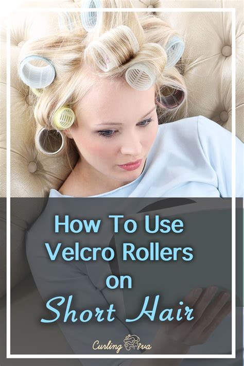 How To Use Velcro Rollers on Short Hair | Curlers for short hair, Hair rollers tutorial, How to ...