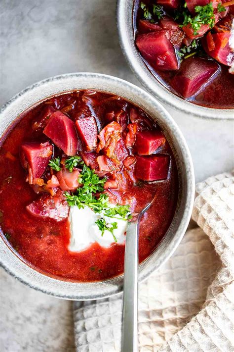 Borscht (Beet Soup) - Ahead of Thyme