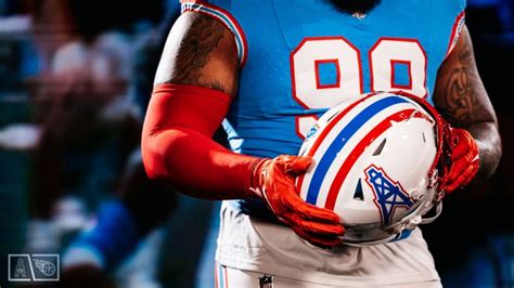 Tennessee Titans Unveil Houston Oilers Throwback Uniforms – SportsLogos ...