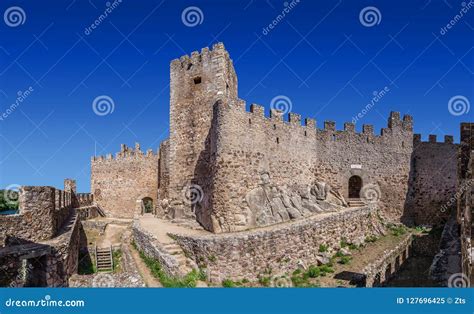 Almourol, Portugal - Castle Of Almourol, An Iconic Knights Templar Fortress Editorial Image ...