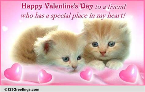 For My Friend On Valentine's Day... Free Friends eCards, Greeting Cards | 123 Greetings