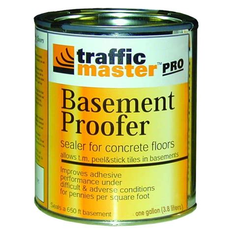 TrafficMASTER 1-gal. Basement Proofer Sealer for Concrete Flooring-SS96614 - The Home Depot