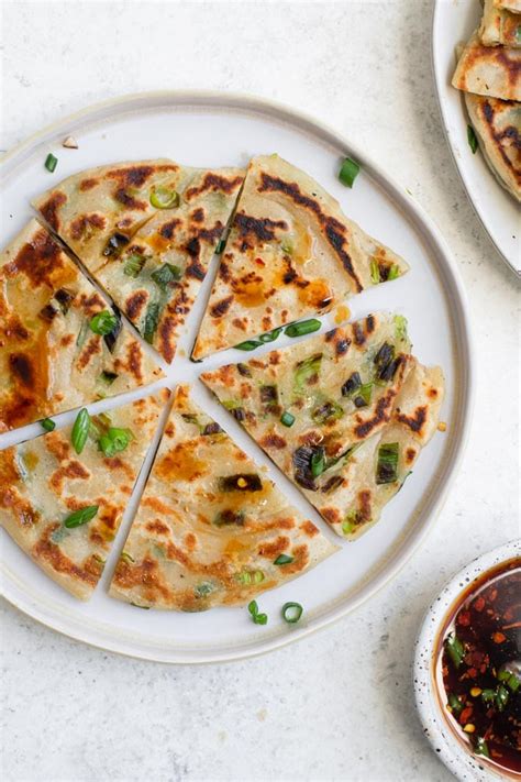 Homemade Scallion Pancakes • The Curious Chickpea