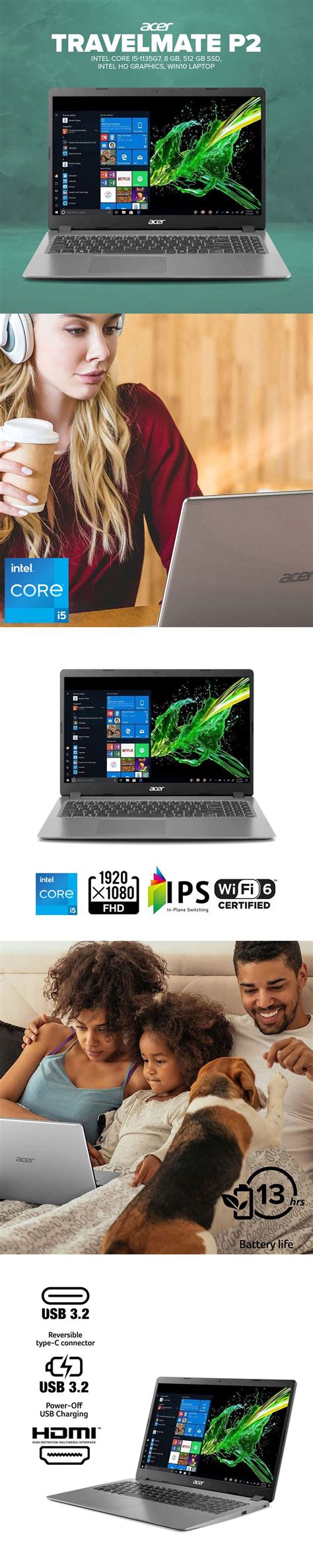 Acer TravelMate P2 Intel Core i5-1135G7/?8 GB/?512 GB SSD/Intel HD Gra – EasyPC