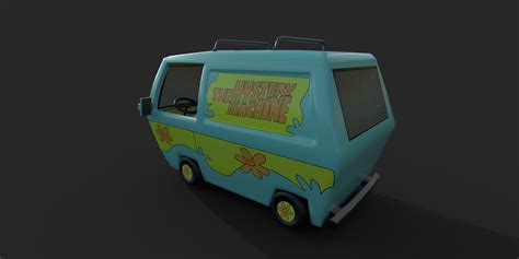 3D model Scooby Doo van VR / AR / low-poly | CGTrader