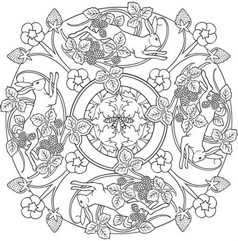 Nature Mandala Coloring Pages Free Printable - Sducartelca