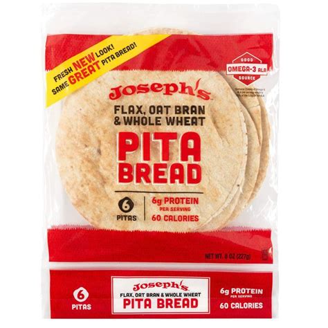 Joseph's Bakery Pita Bread, Low Carb, 8 oz. - Walmart.com in 2020 | Low carb pita bread, Pita ...