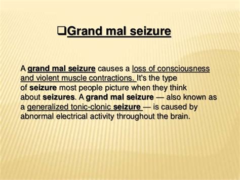 Grand mal seizure during pregnancy 2021