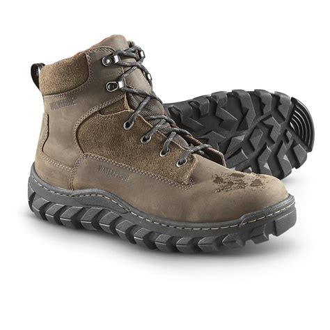 Men's Wolverine® Ripsaw Lightweight Waterproof 6" Boots, Brown - 594609, Work Boots at Sportsman ...