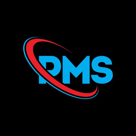 PMS logo. PMS letter. PMS letter logo design. Initials PMS logo linked with circle and uppercase ...